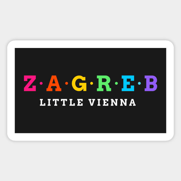 Zagreb, Croatia Sticker by Koolstudio